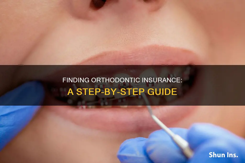 how do I apply for insurance for orthodontics