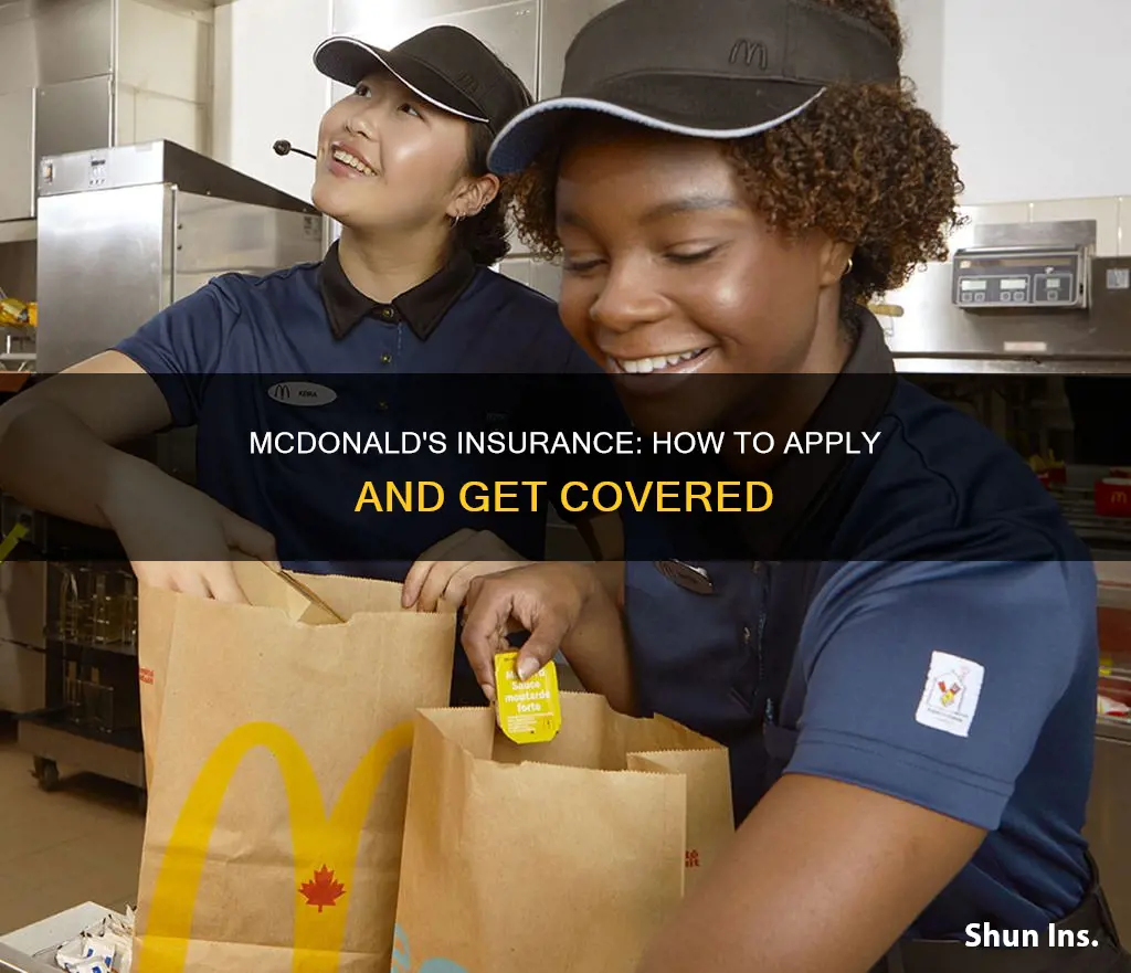 how do I apply for mcdonalds insurance