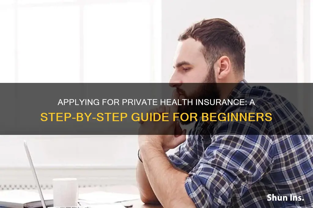 how do i apply for private health insurance