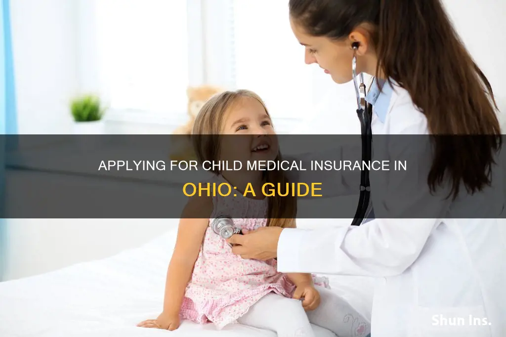 how do I apply medical insurance for child ohio