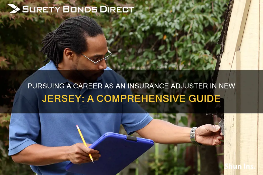 how do I become an insurance adjuster in nj