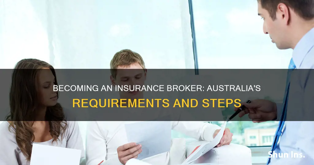 how do I become an insurance broker in australia