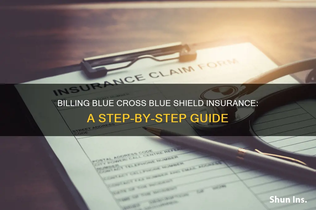 how do I bill blue cross blue shield insurance