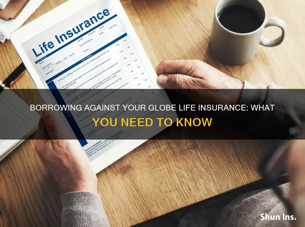 how do I borrow against my globe life insurance