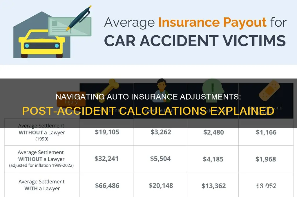 how do I calculate auto insurance after an accident