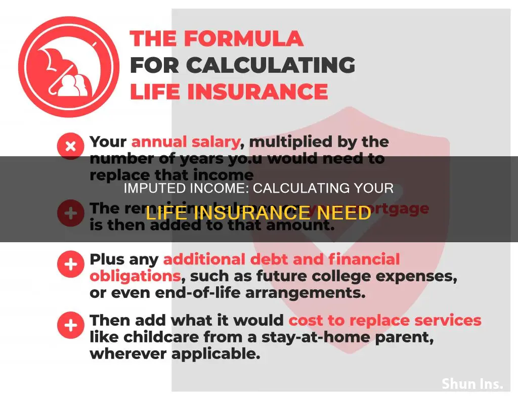 how do I calculate imputed income for life insurance