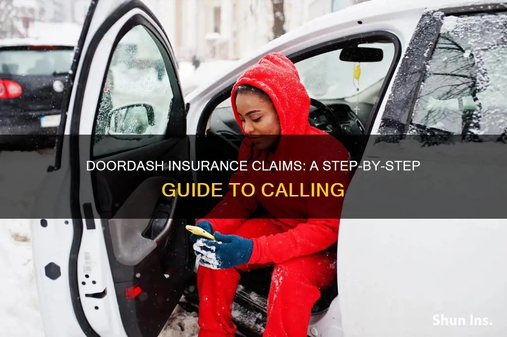 how do I call doordash insurance