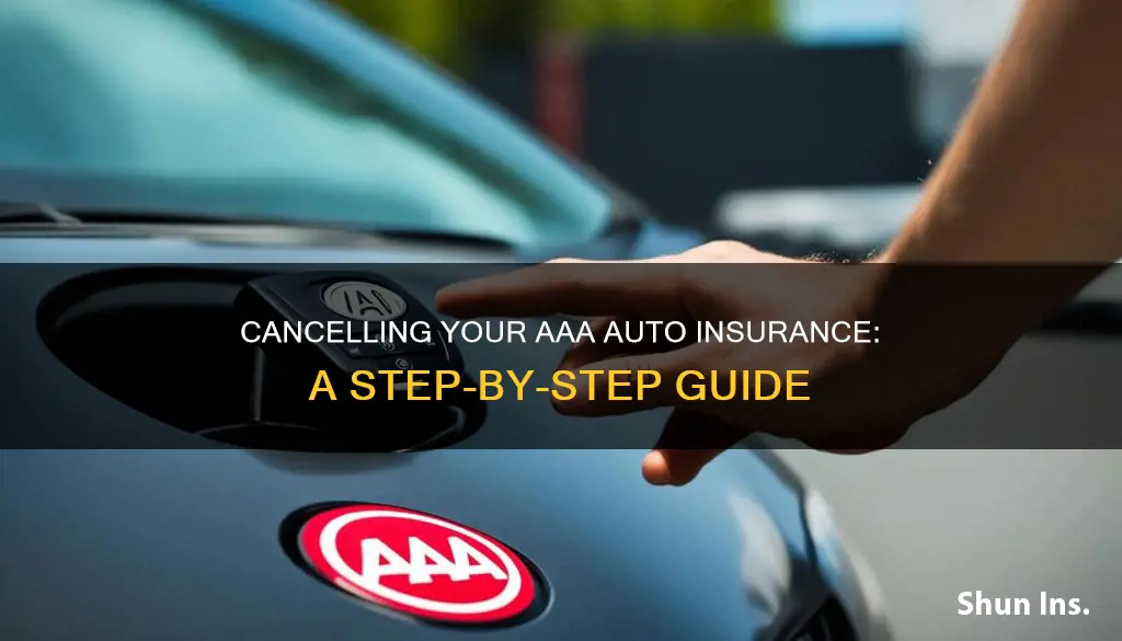 how do I cancel my auto insurance with aaa