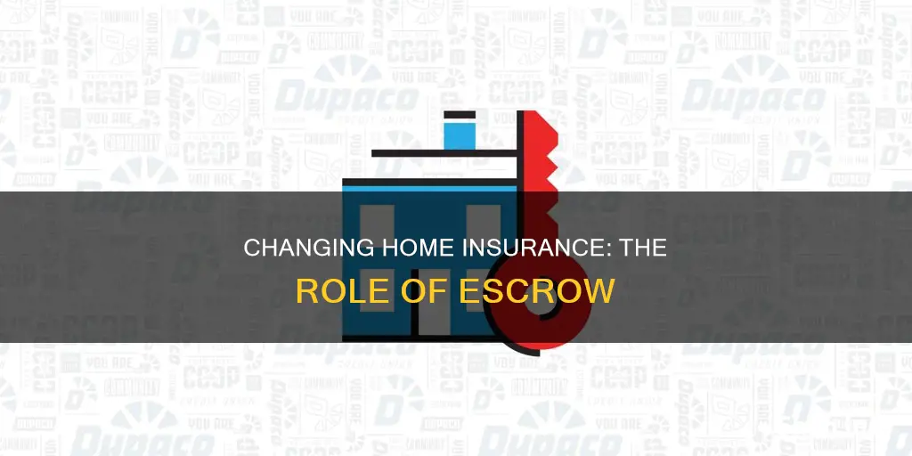 how do I change my homeowners insurance with escrow