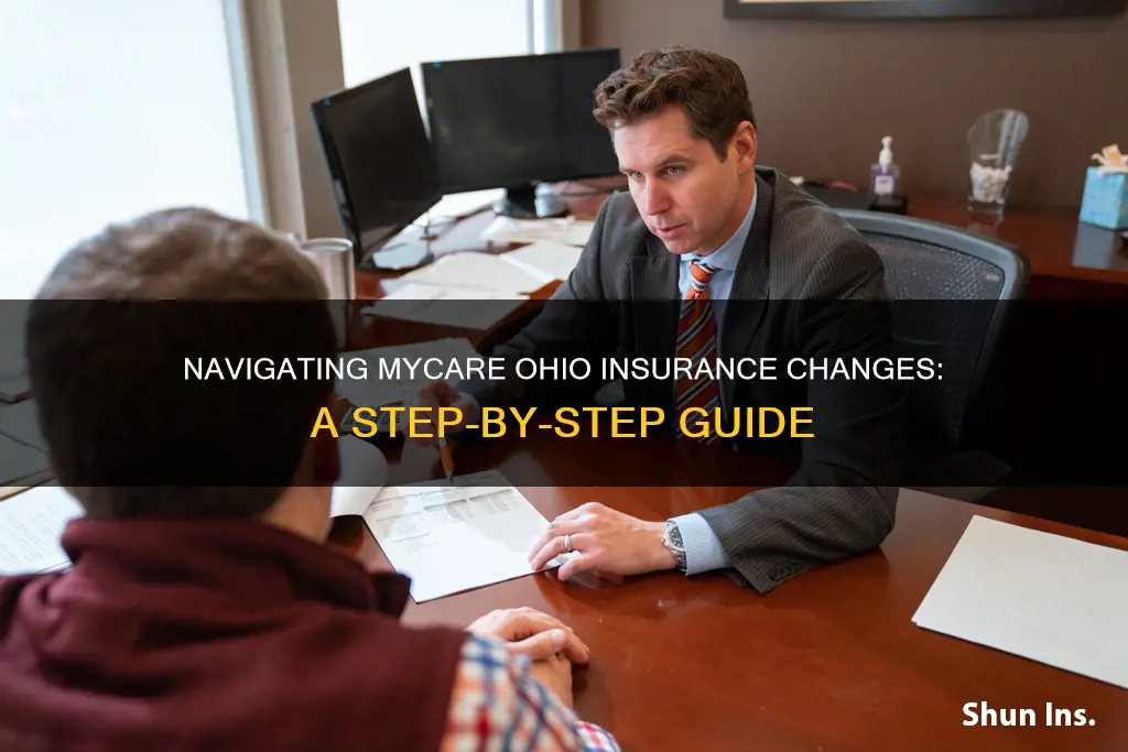 how do I change my mycare ohio insurance