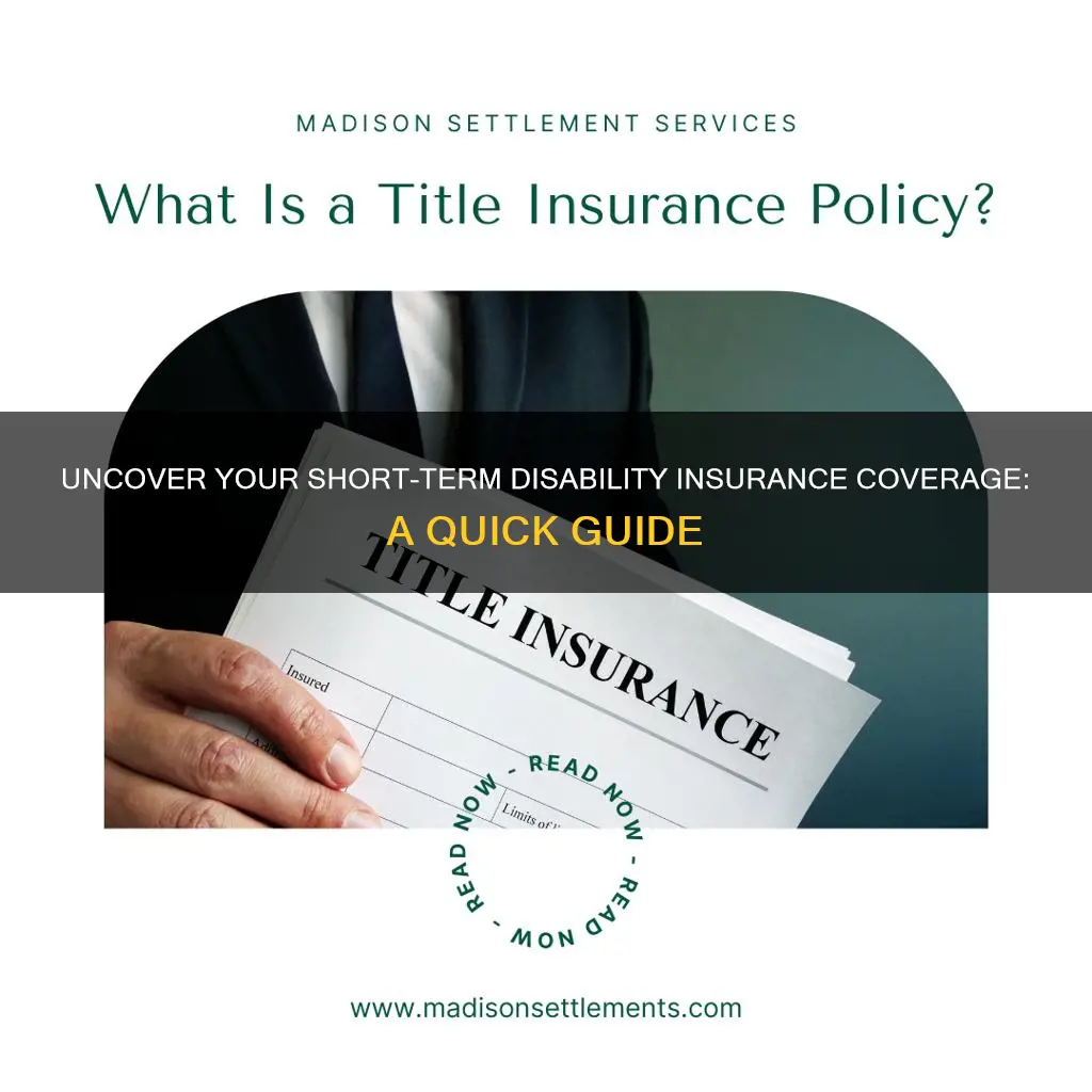 how do I check if I have short-term disability insurance