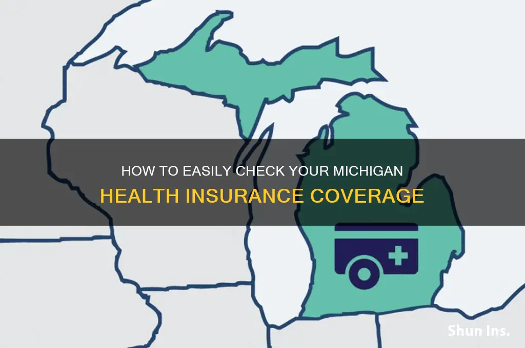 how do i check my health insurance from michigan