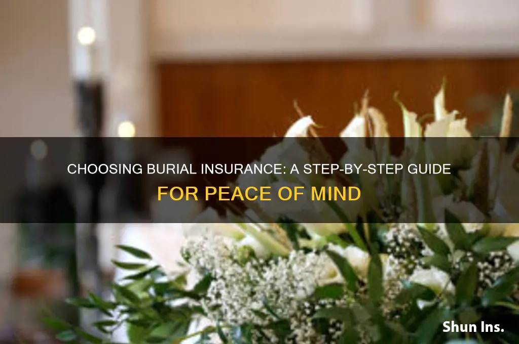 how do i choose burial insurance