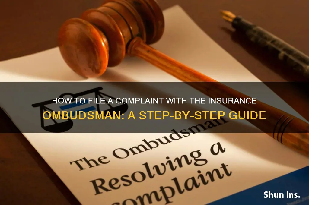 how do i complain to the insurance ombudsman
