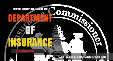 How to File a Complaint Against the Department of Insurance