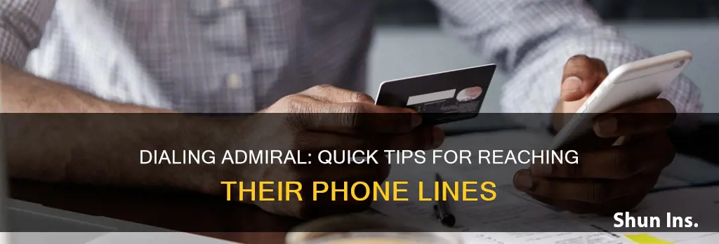 how do I contact admiral insurance by phone