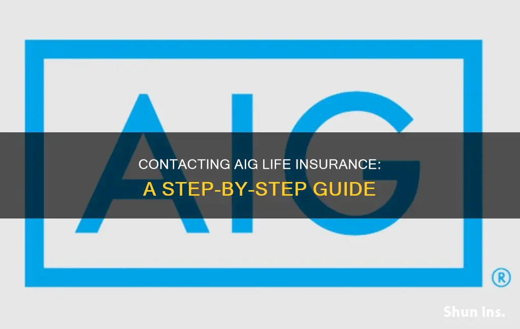 how do I contact aig life insurance