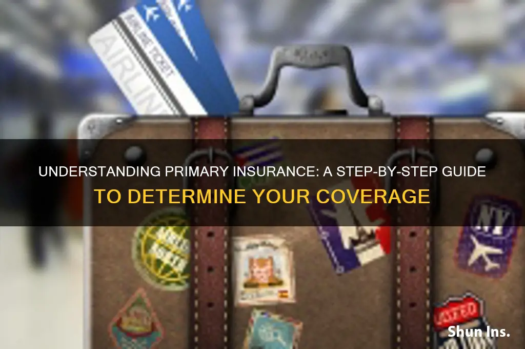 how do i determine my primary insurance