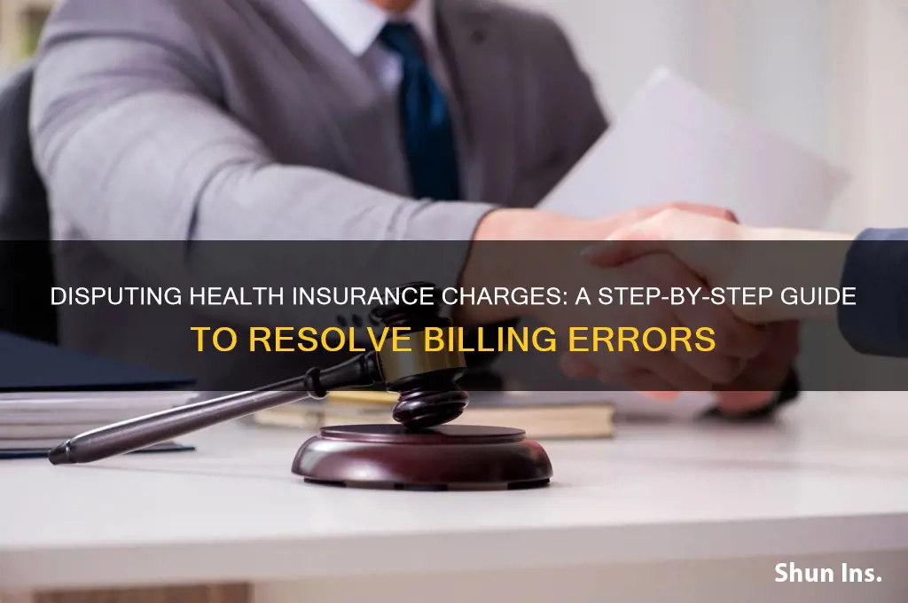 how do i dispute a health insurance charge