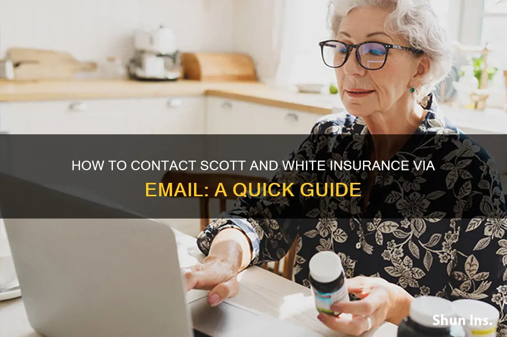 how do i email scott and white insurance