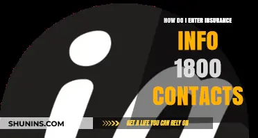 How to Easily Enter Your Insurance Info on 1800 Contacts