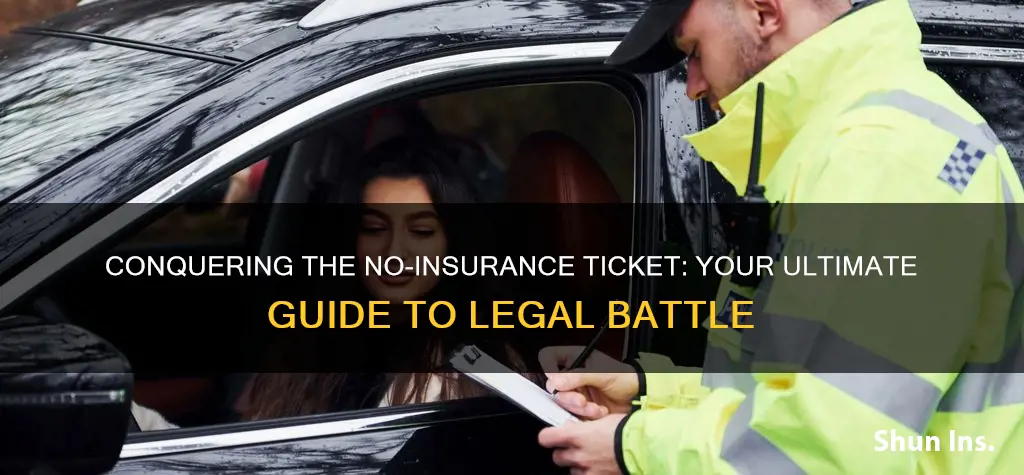 how do I fight a no insurance ticket