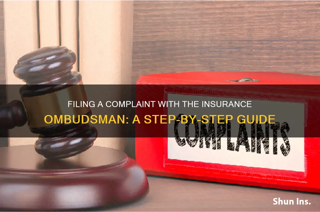 how do i file a complaint with the insurance ombudsman