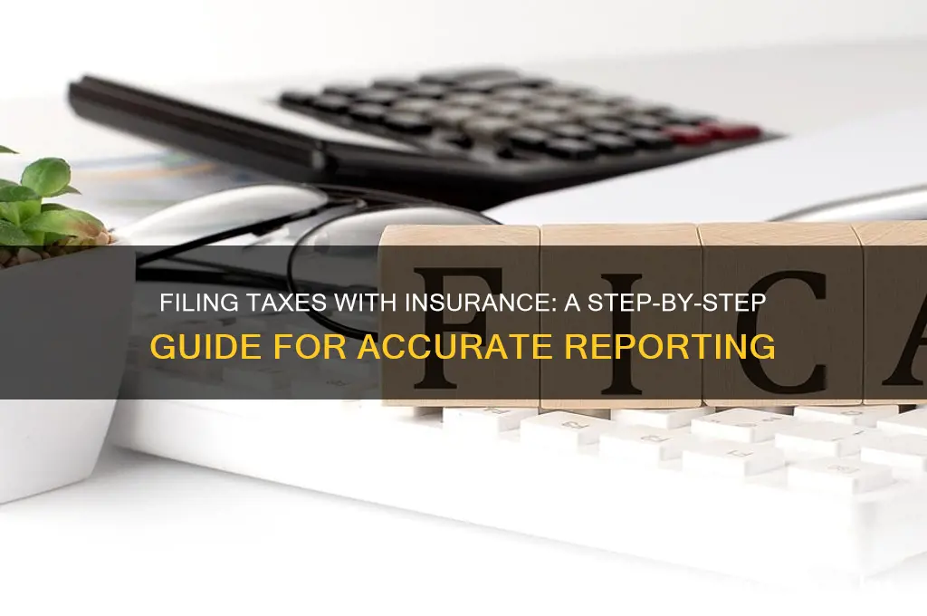 how do i file mytaxes showing that i have insurance