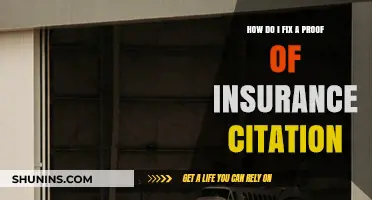 Fixing a Proof of Insurance Citation: A Step-by-Step Guide
