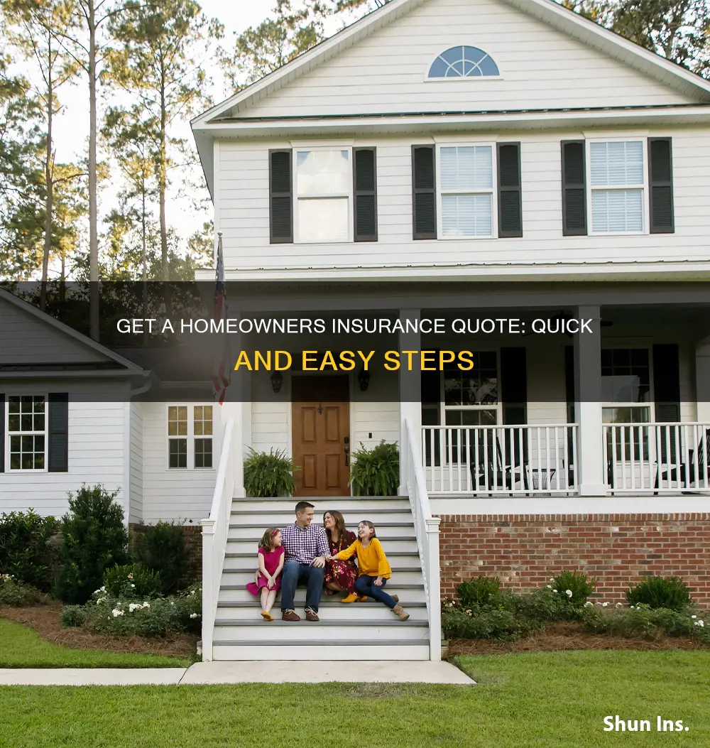 how do I get a homeowners insurance quote