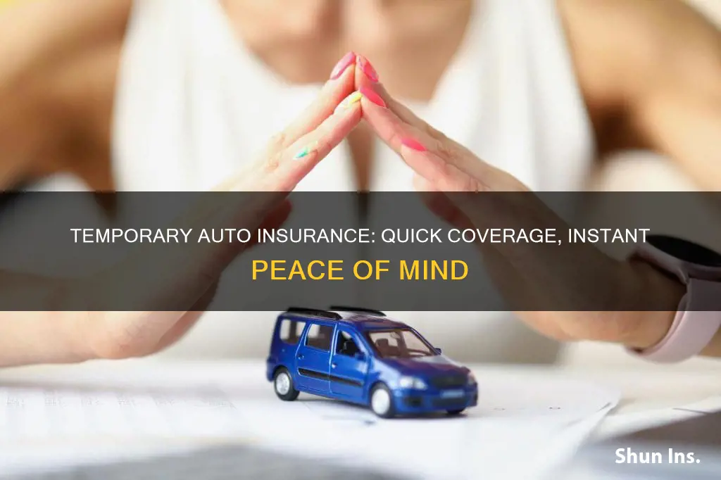 how do I get temporary auto insurance