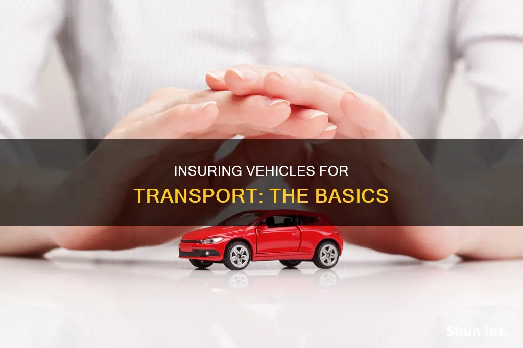 how do I insurance a vehicle for transport