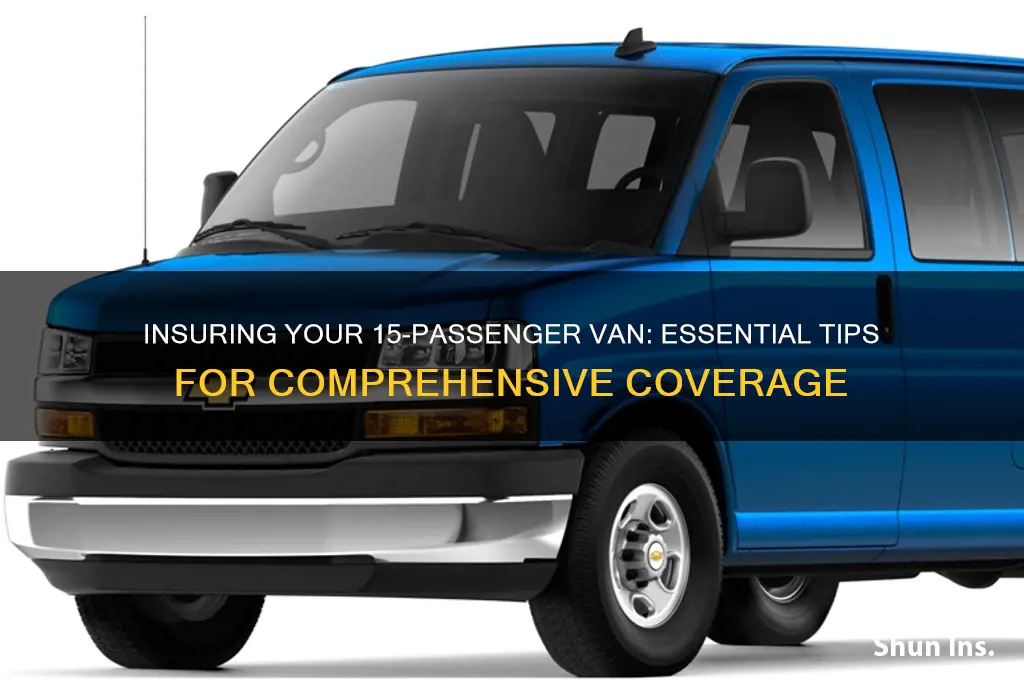 how do i insure 15 passenger van