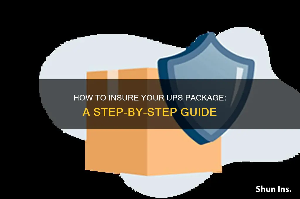 how do i insure a package on ups