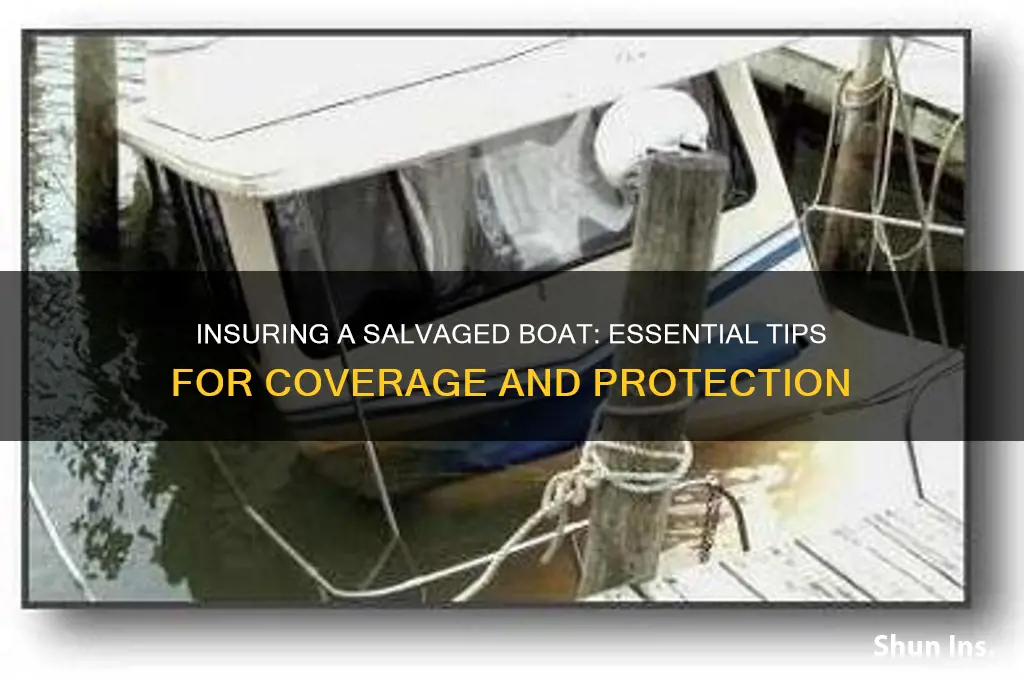 how do i insure a salvaged boat