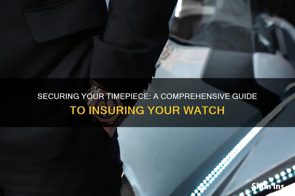 how do i insure a watch