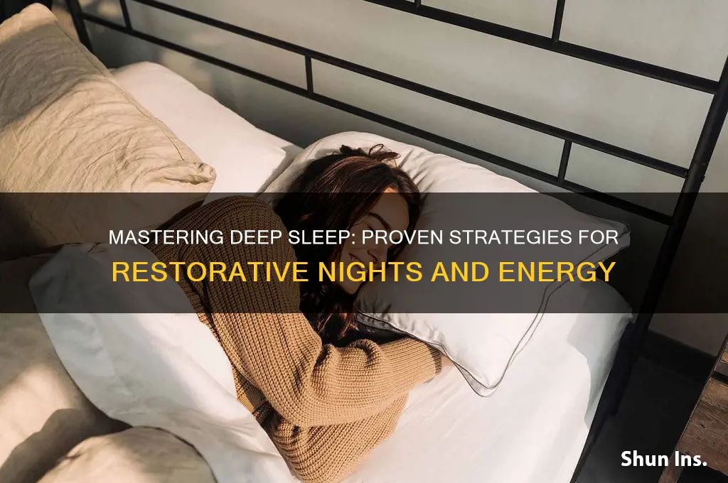 how do i insure entering deep sleep
