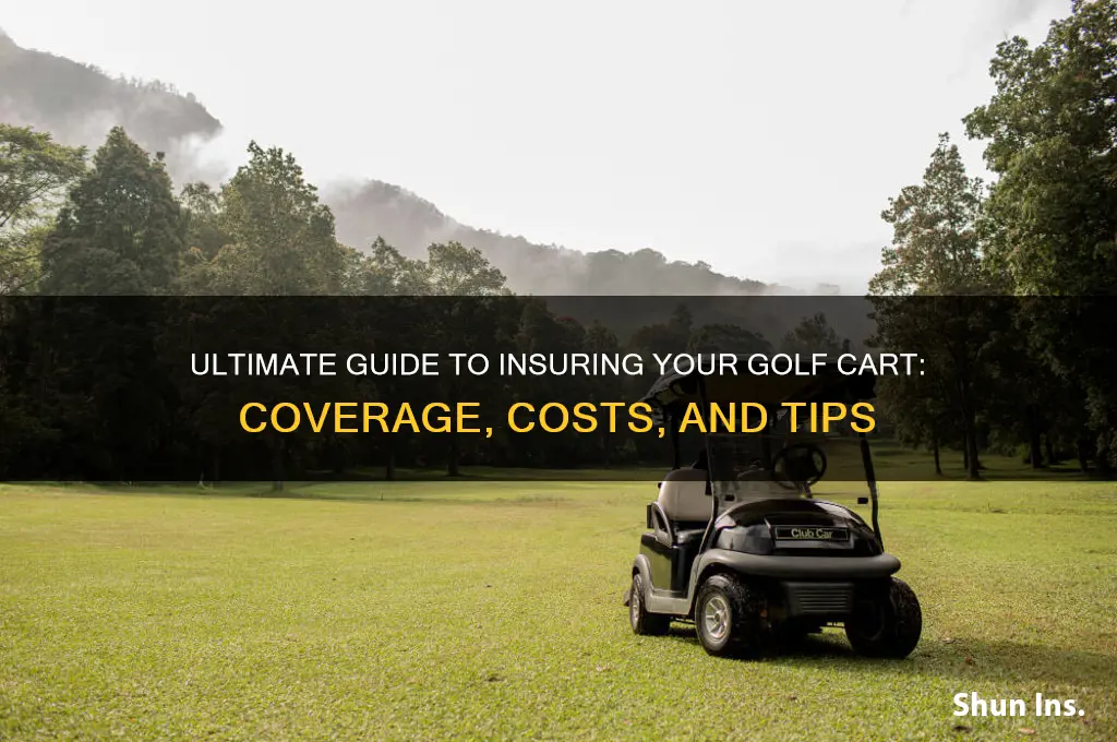 how do i insure my golf cart