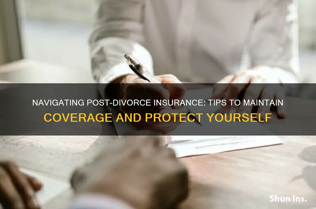 how do i keep my insurance after a divorce