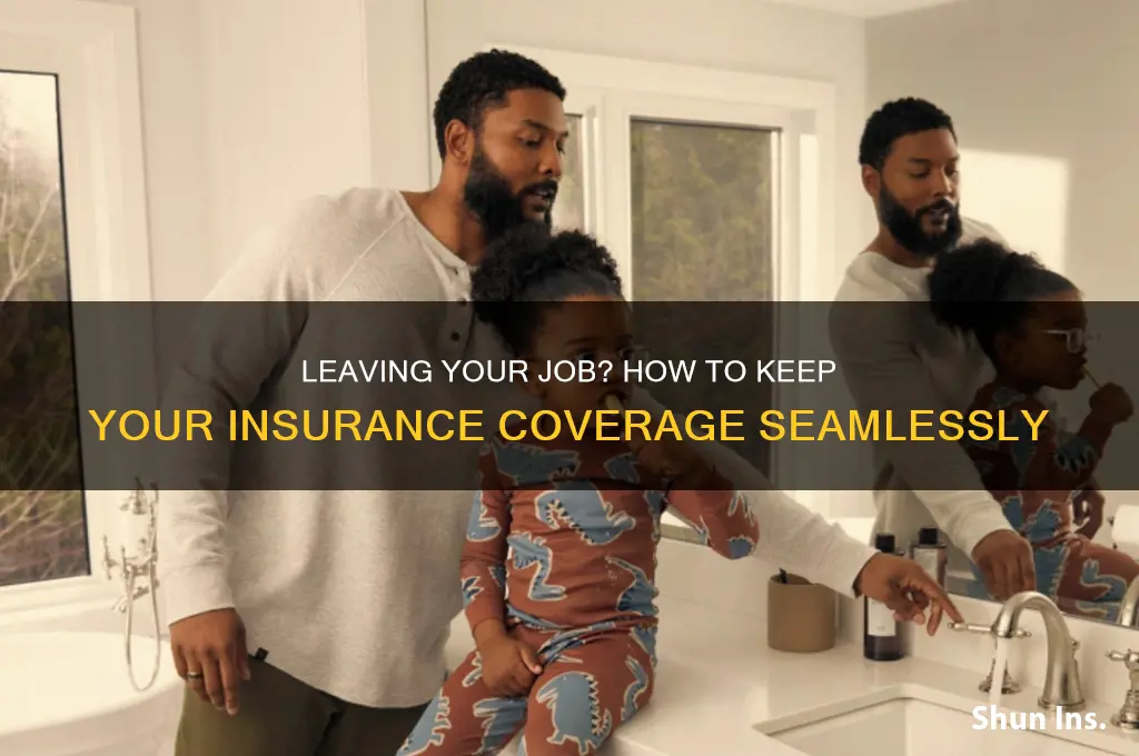 how do i keep my insurance after leaving job