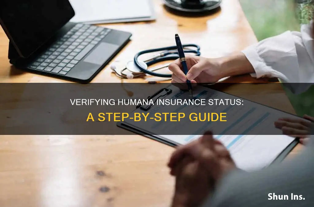 how do I know humana insurance is status