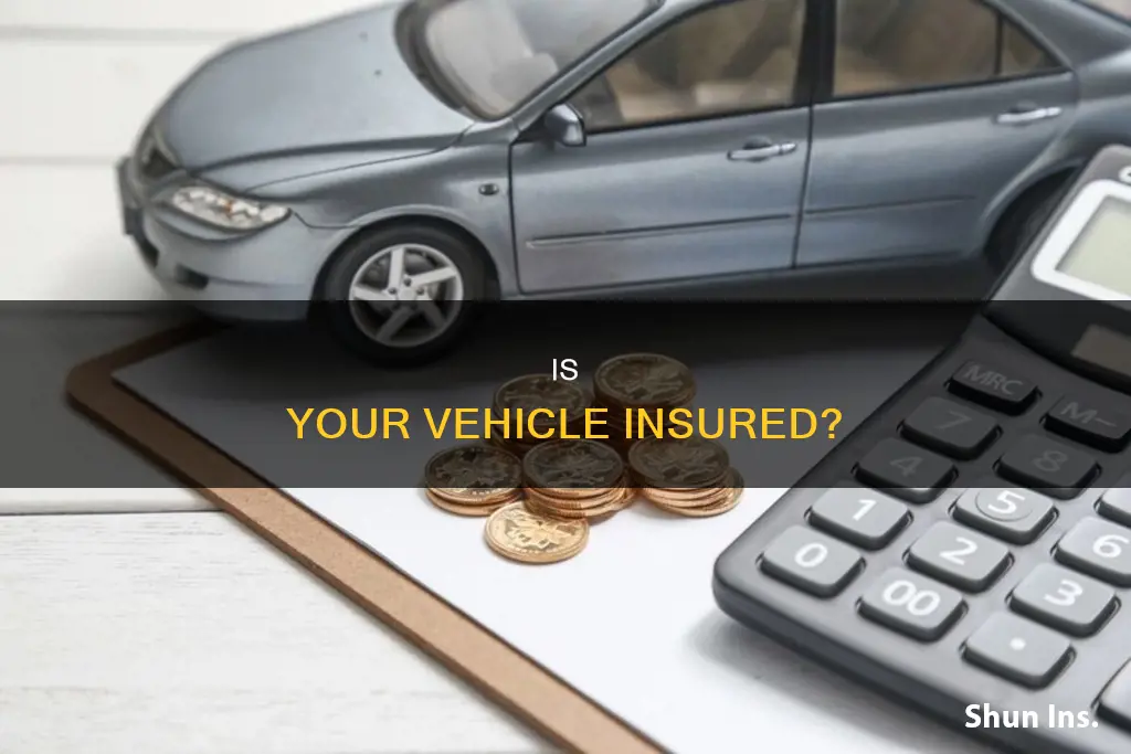 how do I know if a vehicle is insured