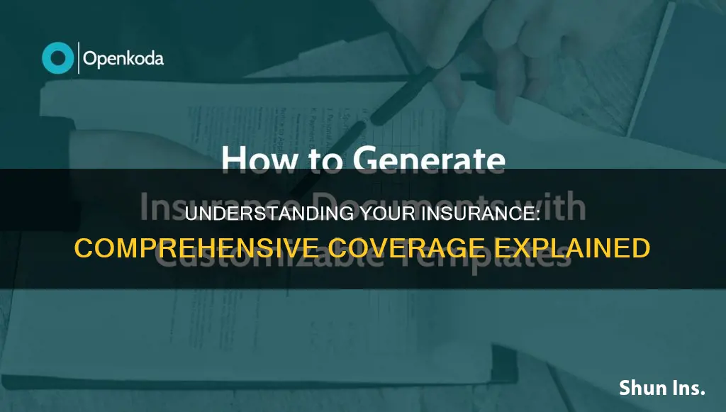 how do I know if I have comprehensive insurance