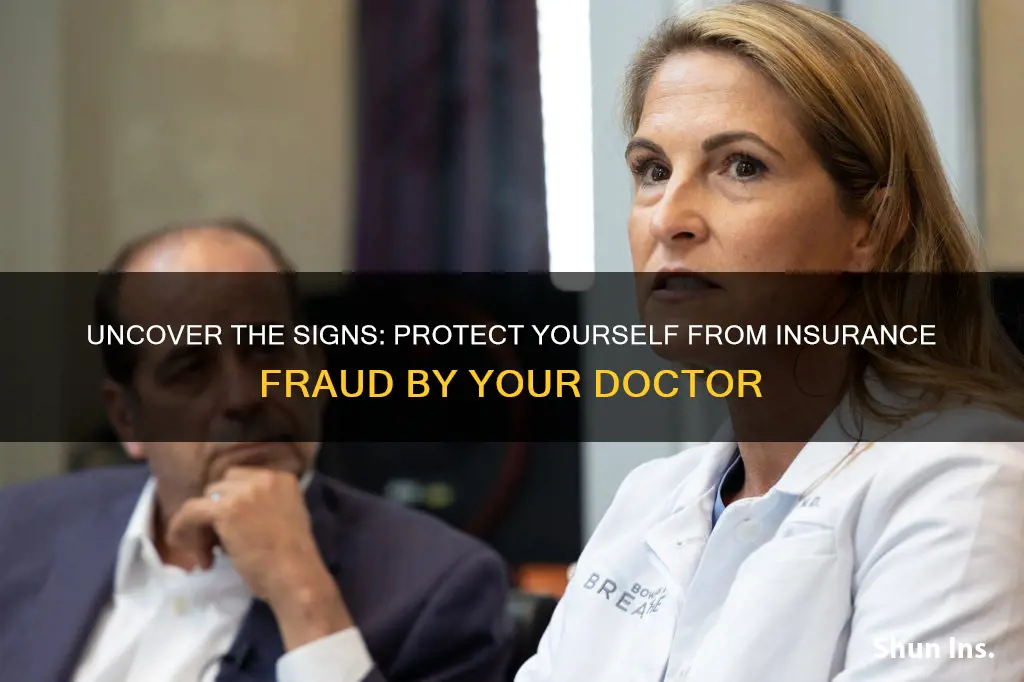 how do I know if my doctor committed insurance fraud