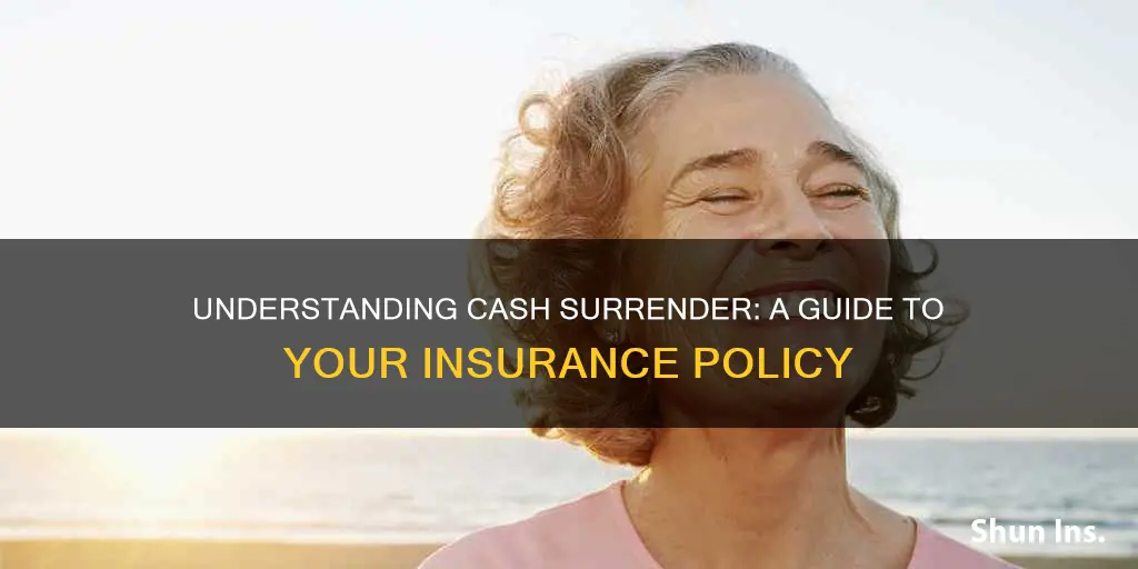 how do I know if my insurance has cash surrender