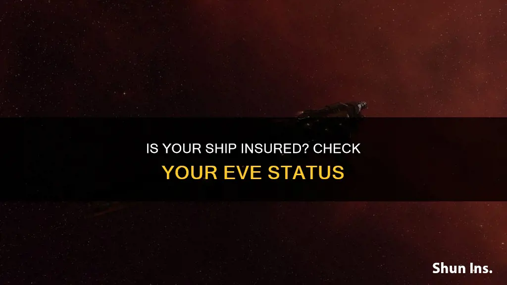 how do I know if my ship is insured eve