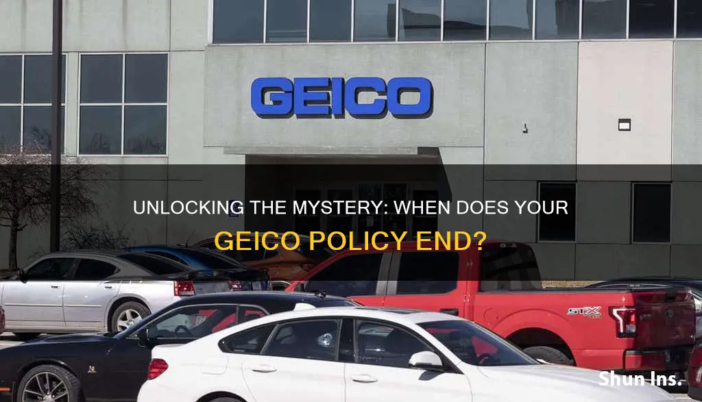 how do I know when my geico insurance expires