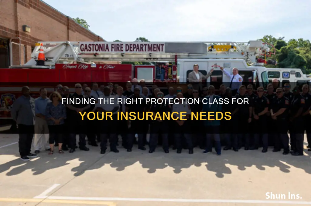 how do i locate a protection class for insurance