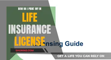 Printing Your Life Insurance License: A Step-by-Step Guide