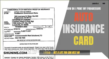 Print Your Progressive Auto Insurance Card: A Step-by-Step Guide